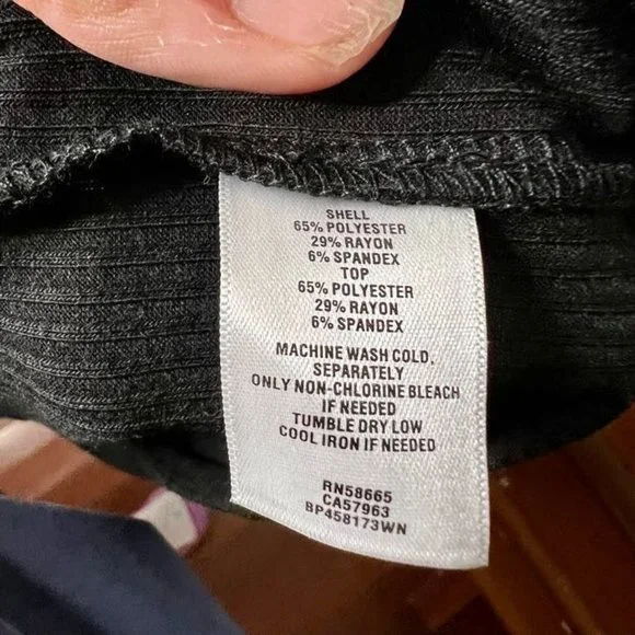 BP Black Scoop Neck Button Front Long Sleeve Sweater Women's Plus Size 3X - Picture 7 of 8